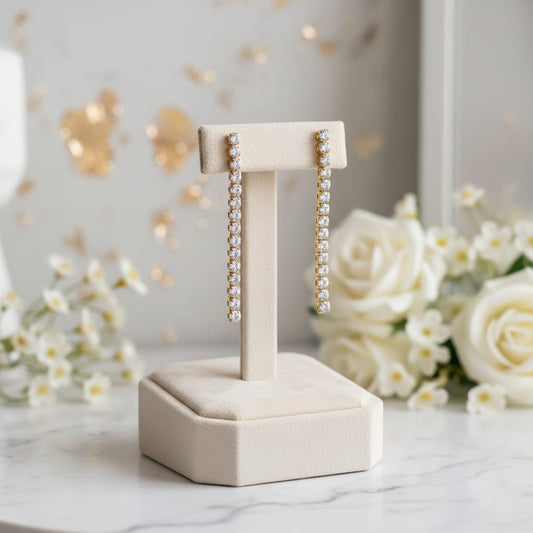 PENDIENTES DE TENIS DE ACERO